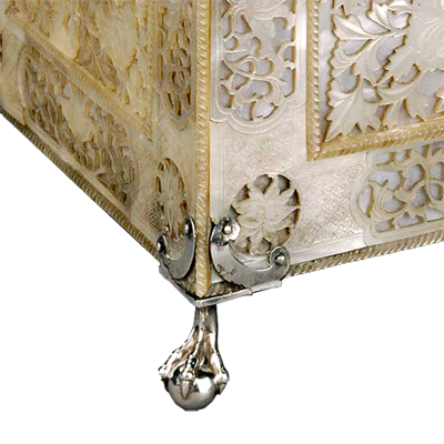 Estate Italian Cameo Motif Earrings