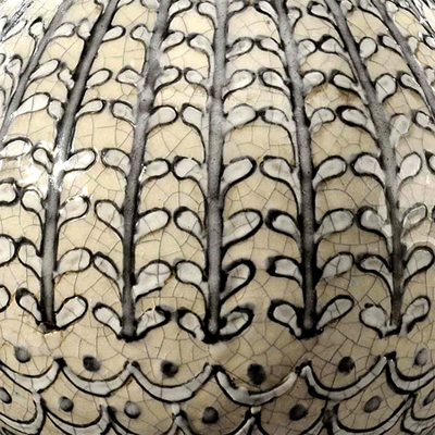 Plaisance Rare Porcelain Vase