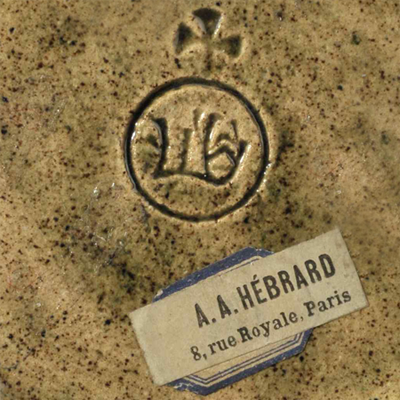 Plaisance Rare Porcelain Vase